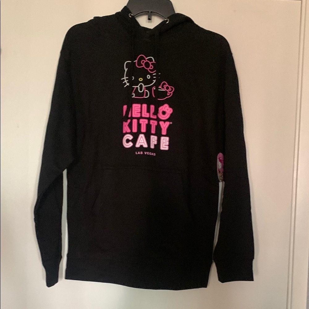 NWT Hello Kitty Cafe Las Vegas Black Hoodie